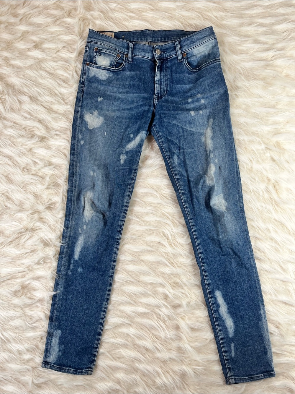 Polo Ralph Lauren Thompkins Jeans Women's 29x30 Skinny Acid Wash